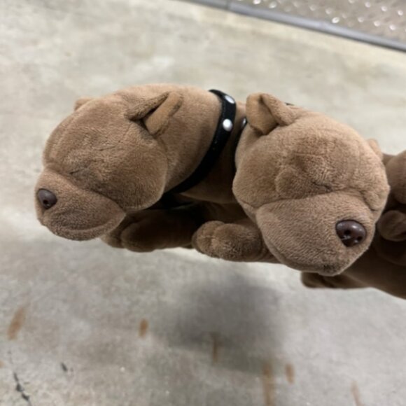 Harry Potter 3 Headed Dog Plush Cerberus Fluffy Wizarding Universal Studios 14" - Picture 2 of 2